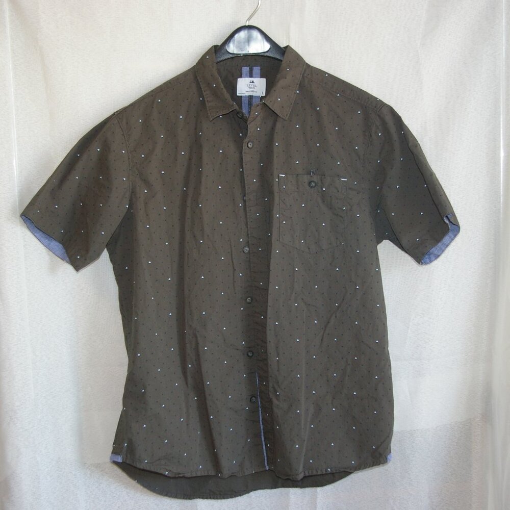 Level Ten Green Button Shirt